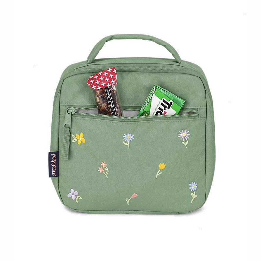 Sac à Dos Ordinateur JanSport EMBROIDERED BLOSSOM BUNDLE Vert | HPD-48089187